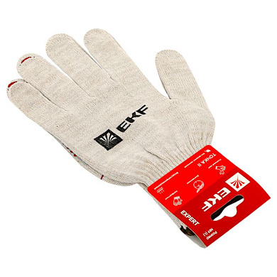 Перчатки рабочие ТОЧКА II с ПВХ-покрытием (10 класс, 9 разм) EKF Expert pe13ct-9-pro