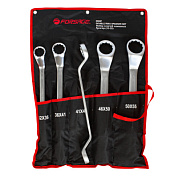 Набор накидных гаечных ключей 5 пр. 32х36-50х55 мм Forsage F-5059P