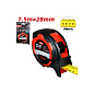 Рулетка Deli RS EDL377528Y, 7,5 м х 28 мм, красный, черный