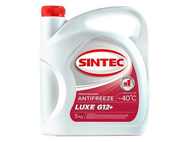 Антифриз Sintec-40 G12 plus Lux, красный, 5 кг SINTEC 614500