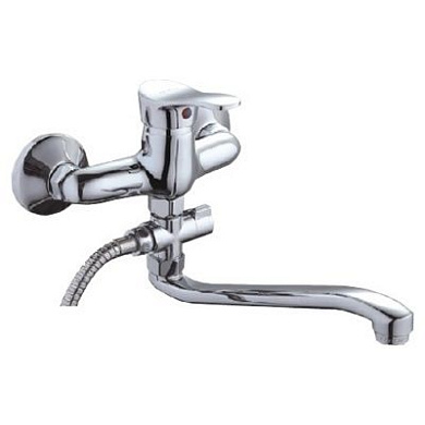 Смеситель для ванны, латунь, хром Ledeme L2114