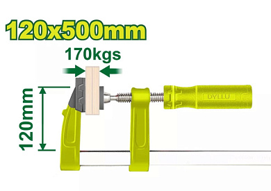 Струбцина F-образная 120x500 мм DYLLU DTCP2123