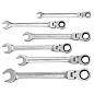 Набор ключей трещоточных с шарниром 8-17 мм, 6 пр. DISEN DSH1505F