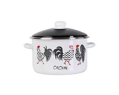 Кастрюля PRIMA COLLECTION С добрым утром! 2,0л в инд. коробке Эмаль ООО PC101GM20