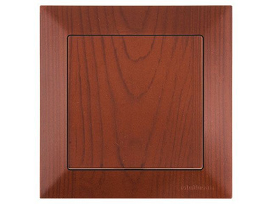 Выключатель 1-клав. двухполюсный, скрытый, винт. зажим, вишня, DARIA, 10 A, 250 V, IP 20, Mutlusan 21204050256