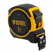 Рулетка, двухкомп. корпус, магнитный обрезиненный зацеп Denzel