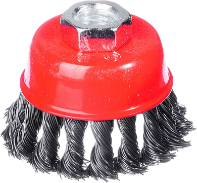 Щетка чашечная крученая проволка стальная для УШМ 75 мм М14 HEADROCK 980-111-075