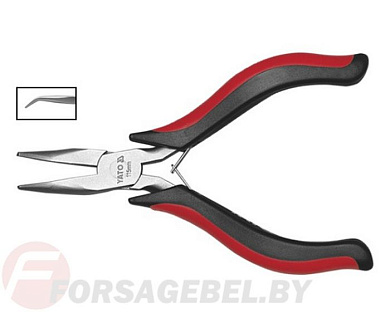 Тонкогубцы загнутые мини 115 мм Ni Yato YT-2084