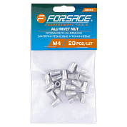 Заклепки резьбовые алюминиевые 20 шт Forsage F-36452