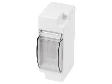 Бокс пластиковый, 2 модуля наружный с крышкой IP30 Юпитер JP4111-02