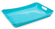 Поднос Funny, цвет бирюза, 422х282х52 мм BEROSSI ИК 19837000