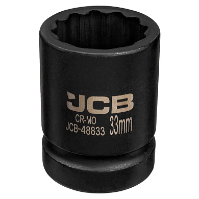 Головка ударная 1'' 12-гр 33 мм JCB JCB-48833