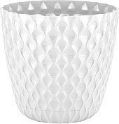 Горшок для цветов InGreen Wave с дренажной сеткой и съемным поддоном 4,7л, D205мм жасмин Пластик Репаблик IG650310048
