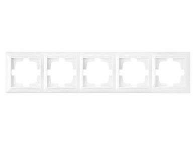 Рамка 5-местная белая, Стиль, Bylectrica ЮЛИГ.735212.297