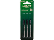 Пилка по дереву для лобзика T101AO 3 шт. пропил криволинейный, тонкий, аккуратный и чистый рез ВОЛАТ 88010-01