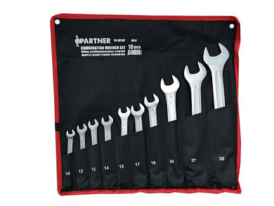 Набор ключей комбинированных 10 пр. 10-32 мм Partner PA-3010P