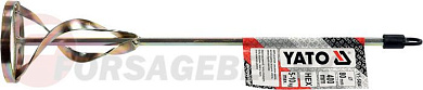 Миксер для красок HEX 80х400 мм Yato YT-5494