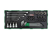 Набор торцевых головок и ключей 40 пр. в ложементе Toptul GTB4006