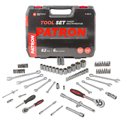 Набор инструментов 82 пр 1/4''&1/2'' 6-гр PATRON P-4821-5