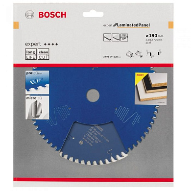 Пильный диск Expert for Laminated Panel 190х20 мм Z60 BOSCH 2608644129