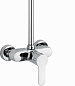 Душевая система со смесителем без излива и тропическим душем, цинк, хром Ledeme L2409-1