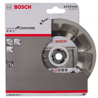 Алмазный круг Expert for Concrete 115х22,23 мм BOSCH (2608602555)