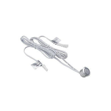 Выключатель сенсорный с регулятором яркости, 60W/120W, 12V/24V, синяя подсветка, цвет хром AKS 81751