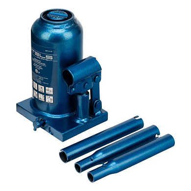 Домкрат гидравлический бутылочный телескопический, 6 т, 170-420 мм Stels 51117