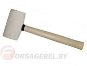 Киянка резиновая белая с дер. ручкой STARTUL MASTER