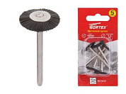 Щетинная щетка 19 мм, раб. Ø 19 мм, Ø хвостовика 3.2 мм, 15000 об/мин WORTEX ETBN3219018