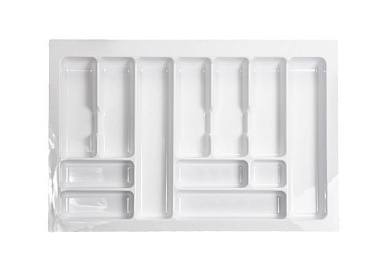 Вкладыш 80/490 шуфлядный пластиковый COMFORT белый (735*490) AKS 13439