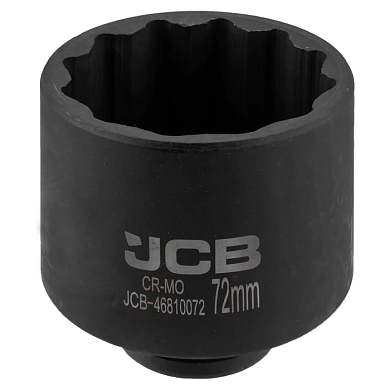 Головка ударная глубокая 3/4'' 72 мм 12-гр JCB JCB-46810072