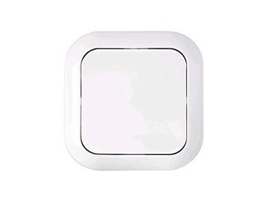 Выключатель 1 клав. (cкрытый, 6А) белый, Гармония, Bylectrica С1 6-122