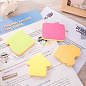 Бумага для заметок на клейкой основе "Deli", 76x76 мм, 80 листов, ассорти