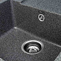 Мойка кухонная из мраморной крошки, графит, B22-24 Gerhans