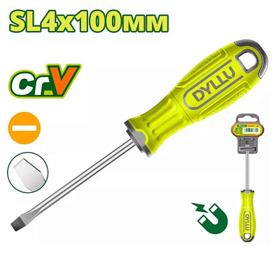 Отвертка шлицевая SL3 75 мм DYLLU DTSD1233