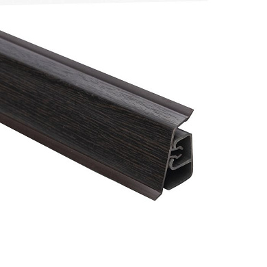 Плинтус ПВХ к столешнику LK венге (28) (1шт=3м.п.) EL-MECH-PLAST 57021