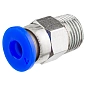 Фитинг для пластиковых трубок 4 мм-наружная резьба 1/8'' RockForce RF-SPC04-01