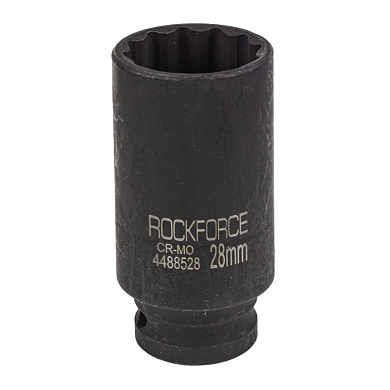 Головка ударная глубокая 28 мм, 12-гр., 1/2" RockForce RF-4488528