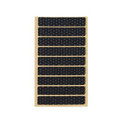 Подкладка самоприлипающая фетровая прорезиненная 15 х 80мм (1упак.=9шт), черная, FOLMAG 109756