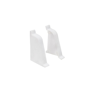 Заглушка ПВХ к плинтусу LK ZAK белый (50) EL-MECH-PLAST 59657