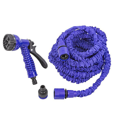 Шланг поливочный расширяющийсяв комплекте с распылителем 15 м, 7 режимов полива WMC TOOLS WMC-TG7106003 New