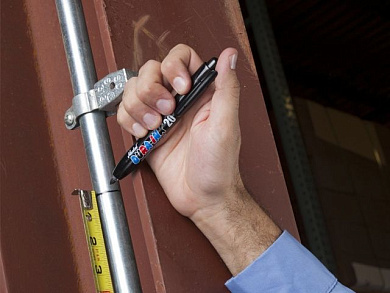 Маркер промышл. перманентный фетровый автоматический DURA-INK 20 красный, толщ. линии 1,5 мм MARKAL 96576