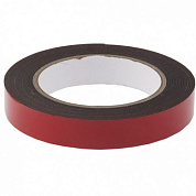 Лента клейкая на вспененной основе усиленная, двусторонняя, черная, Matrix