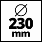 Углошлифмашина аккумуляторная AXXIO 36/230 Q EINHELL 4431160