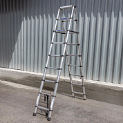 Стремянка телескопическая алюм. бытовая 2 м 7+7 ступ. Scheppach Sch-UP260-2