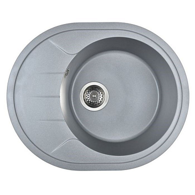 Мойка кухонная из мраморной крошки, gray, Wisent WR620-29