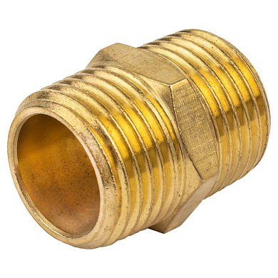 Соединитель резьбовой, наруж. резьба 1/2"x1/2" Forsage F-MM08/08