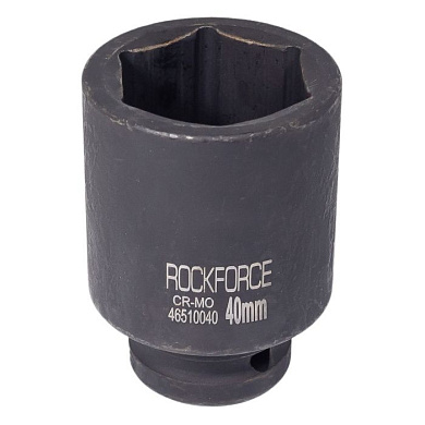 Глубокая ударная головка 40 мм 6-гр. 1'' RockForce RF-48510040