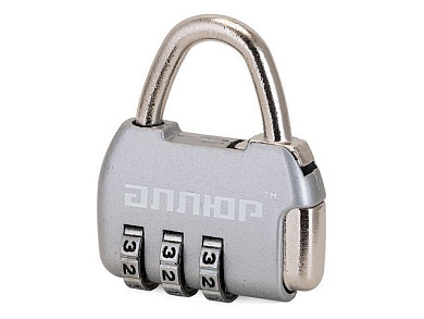 Замок навесной ВС1К-35/4, HA806 CP серебро кодовый Ø4мм АЛЛЮР УЗК 10151